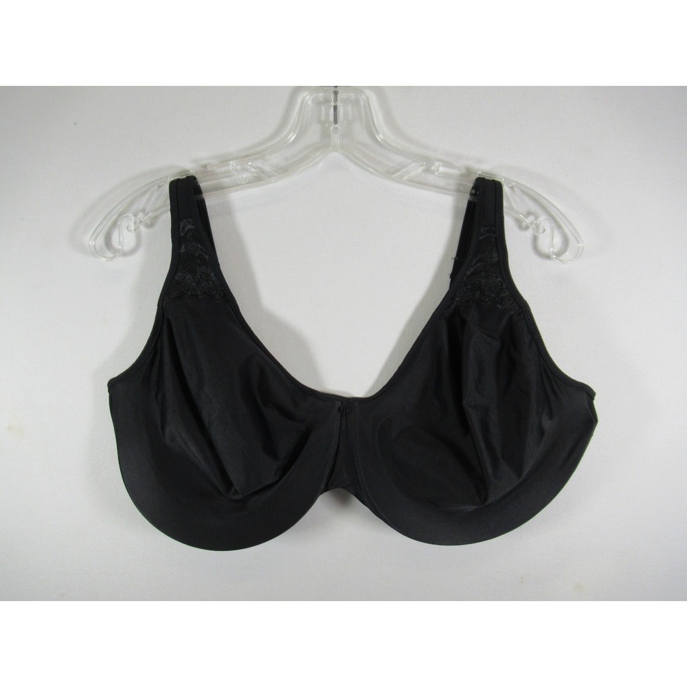 Bali Minimizer Bra 42DDD Black Underwire 3385 Passion for Comfort